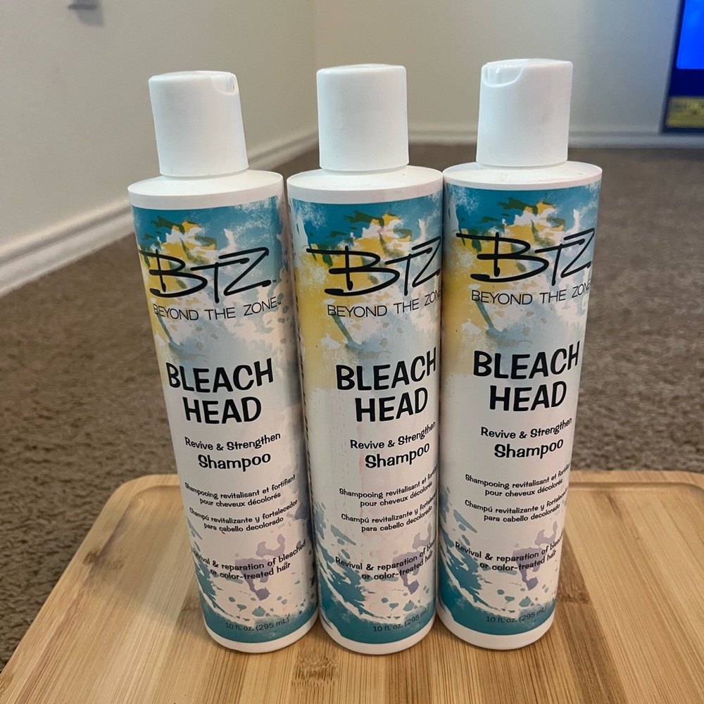 Beyond The Zone BTZ BLEACH HEAD Revive & Strengthen SHAMPOO 10 oz NEW 3PACK‎